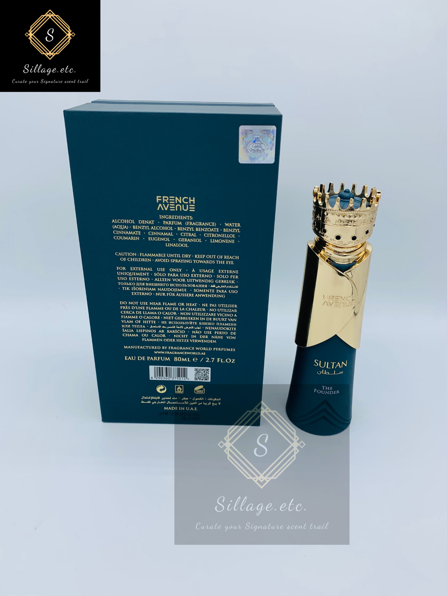 Sultan the Founder Eau de Parfum by French Avenue
