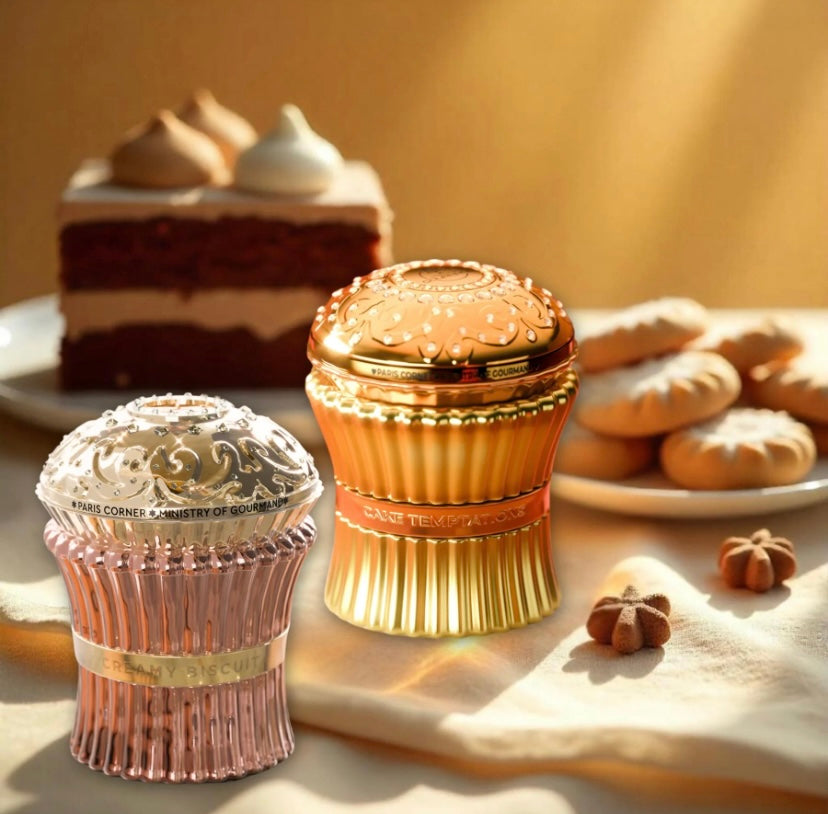 Creamy Biscuit & Cake Temptation Perfumes by Paris Corner Sample Set 5ml each