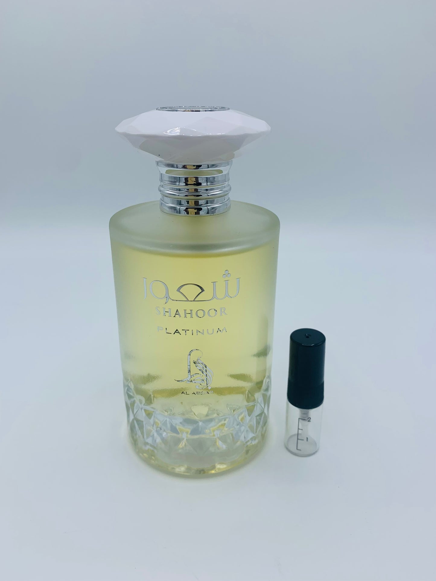 Shahoor Platinum Eau De Parfum by Al Absar sample sizes