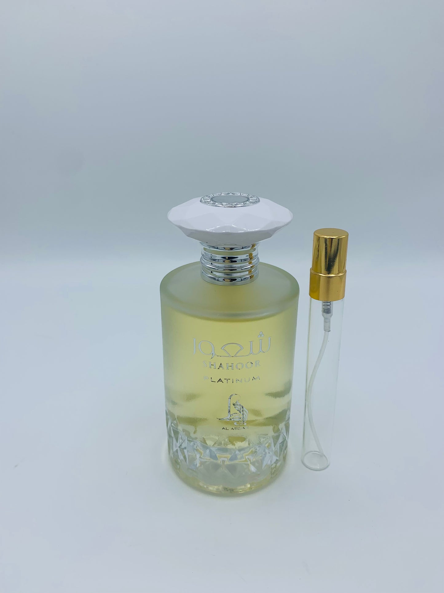 Shahoor Platinum Eau De Parfum by Al Absar sample sizes