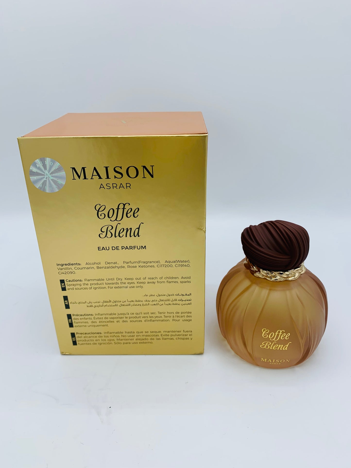 Coffee Blend Eau De Parfum by Maison Asrar various sample sizes