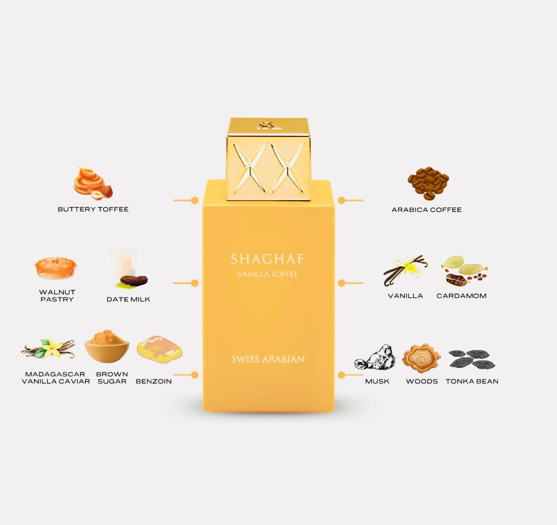 Shaghaf Vanilla Toffee Eau de Parfum by Swiss Arabian